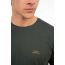 Rebase Ανδρική Μπλούζα  Βαμβακερή 251RTS-9014 Forest Green - T-Shirt  στο Bodyman