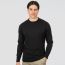 Rebase Ανδρικό Βαμβακερό Πουλόβερ 252KNIT-8030 Black - ΝΕΕΣ ΠΑΡΑΛΑΒΕΣ στο Bodyman