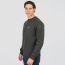 Rebase Ανδρικό Φούτερ Crew Neck 252RTOP-1051 Forest Green - Φούτερ χωρίς κουκούλα  στο Bodyman