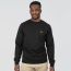 Rebase Ανδρικό Φούτερ Crew Neck 252RTOP-1051 Black - Φούτερ χωρίς κουκούλα  στο Bodyman