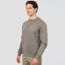 Rebase Ανδρικό Φούτερ Crew Neck 252RTOP-1051 Grey - Φούτερ χωρίς κουκούλα  στο Bodyman