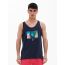 Emerson Tank 221.EM37.63 Navy Blue - Αμάνικα T-shirt  στο Bodyman