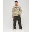 Superdry Hood Crew M2013144A-9XE Workwear Logo Vintage Brown - Φούτερ χωρίς κουκούλα  στο Bodyman