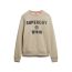 Superdry Hood Crew M2013144A-9XE Workwear Logo Vintage Brown - Φούτερ χωρίς κουκούλα  στο Bodyman