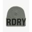 Superdry Ανδρικός Σκούφος Y9010187A-C2T Branded Knitted Hat Rock Grey - Σκουφιά στο Bodyman