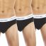 Calvin Klein 3 Pack Slip U2661G-001 Black - Slip στο Bodyman