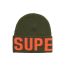 Superdry Ανδρικός Σκούφος Y9010187A-D8B Branded Knitted Hat Army Khaki - Σκουφιά στο Bodyman