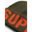 Superdry Ανδρικός Σκούφος Y9010187A-D8B Branded Knitted Hat Army Khaki - Σκουφιά στο Bodyman