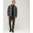Superdry πουκάμισο M4010720A-9YY Wool Miller Overshirt Dark Grey - Μακρυμάνικα Πουκάμισα  στο Bodyman