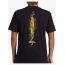 Quiksilver T-Shirt AQYZT09563-KVJ0 Step Up Mor Black - T-Shirt  στο Bodyman