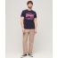 Superdry Ανδρική Μπλούζα Βαμβακερή M1011922A-00A NEON VL Navy Relaxed Fit - T-Shirt  στο Bodyman
