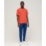 Superdry Ανδρική Μπλούζα Βαμβακερή M6010810A-MHI Overdyed  Loose Fit Coral - T-Shirt  στο Bodyman