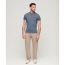 Superdry Ανδρική Μπλούζα M1011927A-3KQ Essential Logo Eclipse Slim Fit Blue - T-Shirt  στο Bodyman