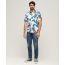 Superdry Ανδρικό Πουκάμισο Modal M4010353A-2BQ Hawaiian Relaxed Fit Optic - Κοντομάνικα πουκάμισα στο Bodyman