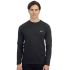 Rebase Ανδρικό Μακρυμάνικο T-Shirt 242RTS-9000 Black - Mακρυμάνικες στο Bodyman