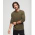 Superdry Ανδρικό T-Shirt M6010857A-1BG Essential logo LS Olive - Mακρυμάνικες στο Bodyman
