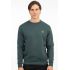 Rebase Ανδρικό Φούτερ Crew Neck 242RTOP-1005 Deep Teal - Φούτερ χωρίς κουκούλα  στο Bodyman