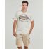Superdry Ανδρικό Κοντομάνικο T-Shirt M1012110A-003 Workwear Relaxed Riff White - T-Shirt  στο Bodyman