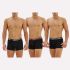 Apple Boxer Ανδρικά Μπόξερ 3 τεμάχια 0114965 Black x3 - Boxer στο Bodyman