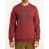 Billabong Hood Crew Neck F1CR04BIF2-0147 Stamp Oxblood - Φούτερ χωρίς κουκούλα  στο Bodyman