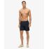 Superdry Ανδρικό Μαγιώ Polyester M3010227A-98T Premium 17'' Relaxed Fit Navy - Βερμούδες Μαγιό στο Bodyman