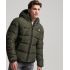 Superdry Jacket M5011827A-1IP Sports Puffer Hodded Green - Μπουφάν στο Bodyman
